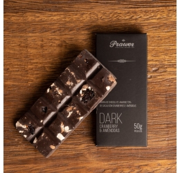 Barra Dark Amêndoas E Cranberry 50g - Prawer