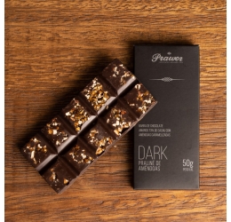 Barra Dark Pralinê De Amêndoas 50g - Prawer