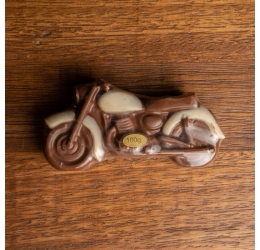 Moto De Chocolate ao Leite e Branco 100g - Prawer