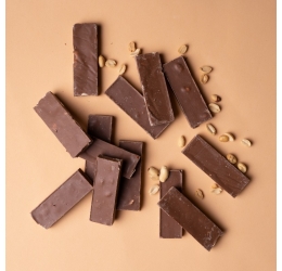 Tablete de Chocolate ao leite com Amendoim - 100g - Prawer