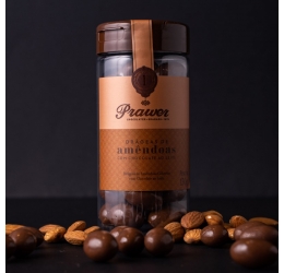 Tubo Drágeas de Amêndoas com Chocolate ao Leite 130g - Prawer