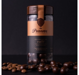 Tubo Drágeas de Café com Choclate Meio Amargo 140g - Prawer