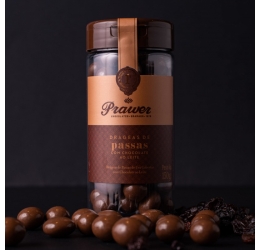 Tubo Drágeas de Passas com Chocolate ao Leite 150g - Prawer